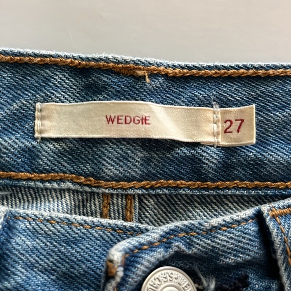 Levi’s Premium Denim Wedgie High Rise Size 27 - Picture 11 of 16